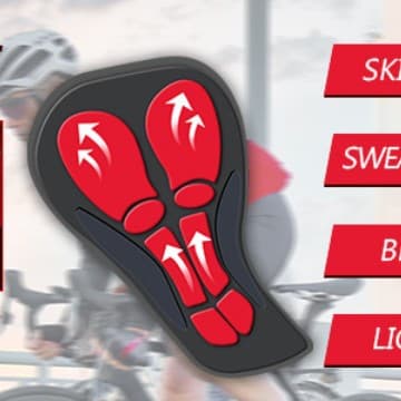 Underwear for cycling for adults, silicone pillow, equipment, new collection 4