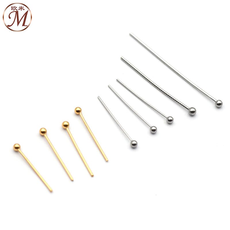 Beading needle stainless steel, round beads, golden accessory, accessories, DIY 3