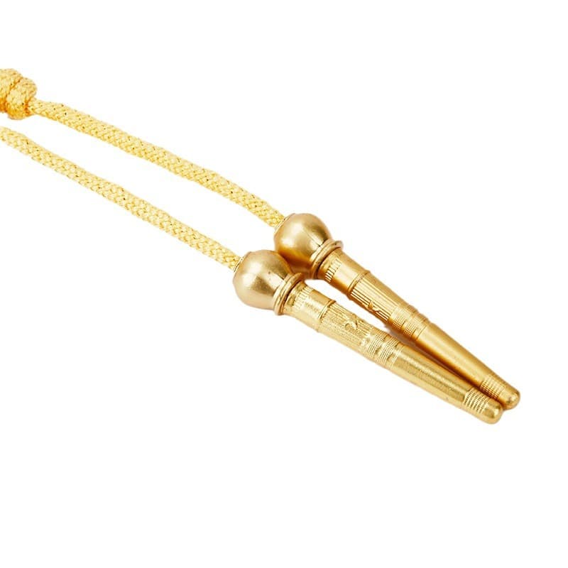 Yellow dress, metal accessory 5