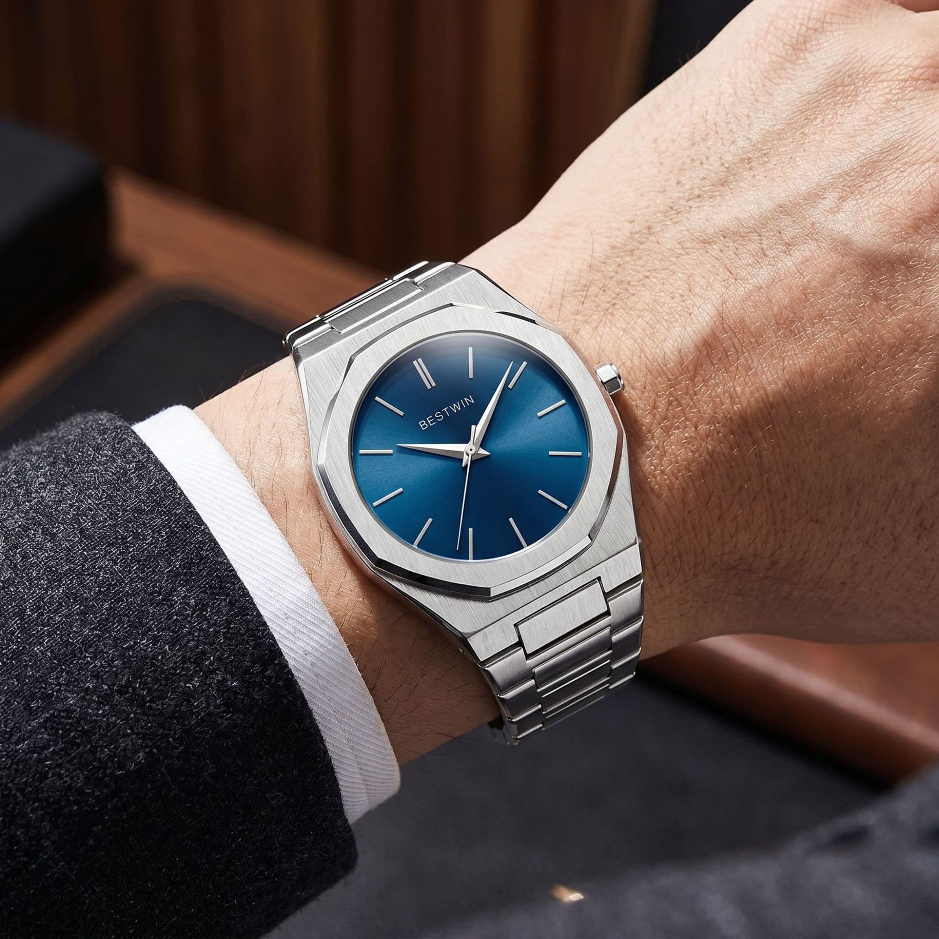 (Cross-border trading), (Wholesale), fashionable swiss watch, waterproof quartz watches, Switzerland, men's style 2