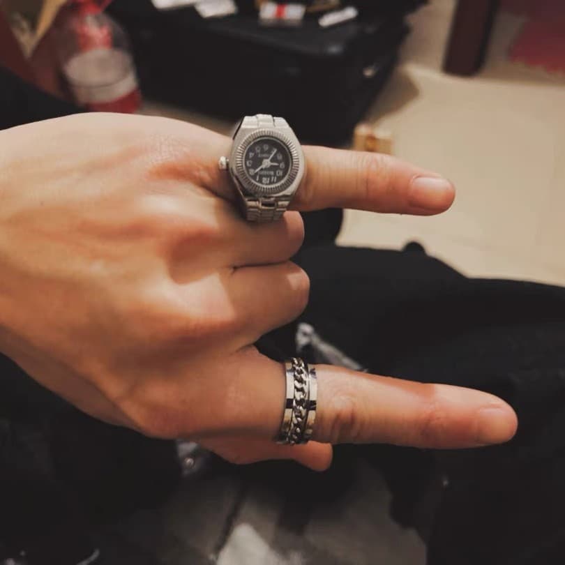 Watch, trend brand ring, retro accessory, jewelry, Korean style 2