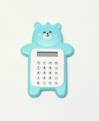 Cartoon cute rubber small handheld button for students, with little bears 5