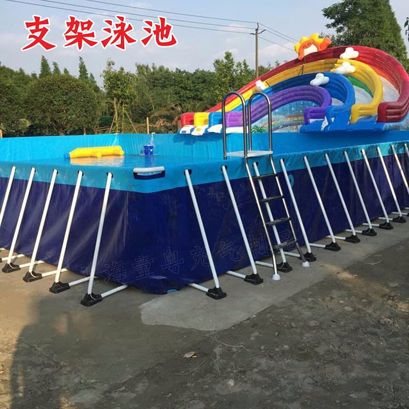 Large mobile bracket pool swimming pool construction site engineering storage sewage treatment equipment Water park manufacturer 3