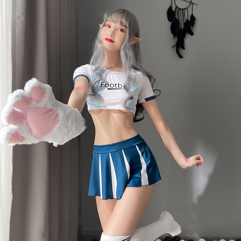 Sexy football underwear, split set, cosplay 3
