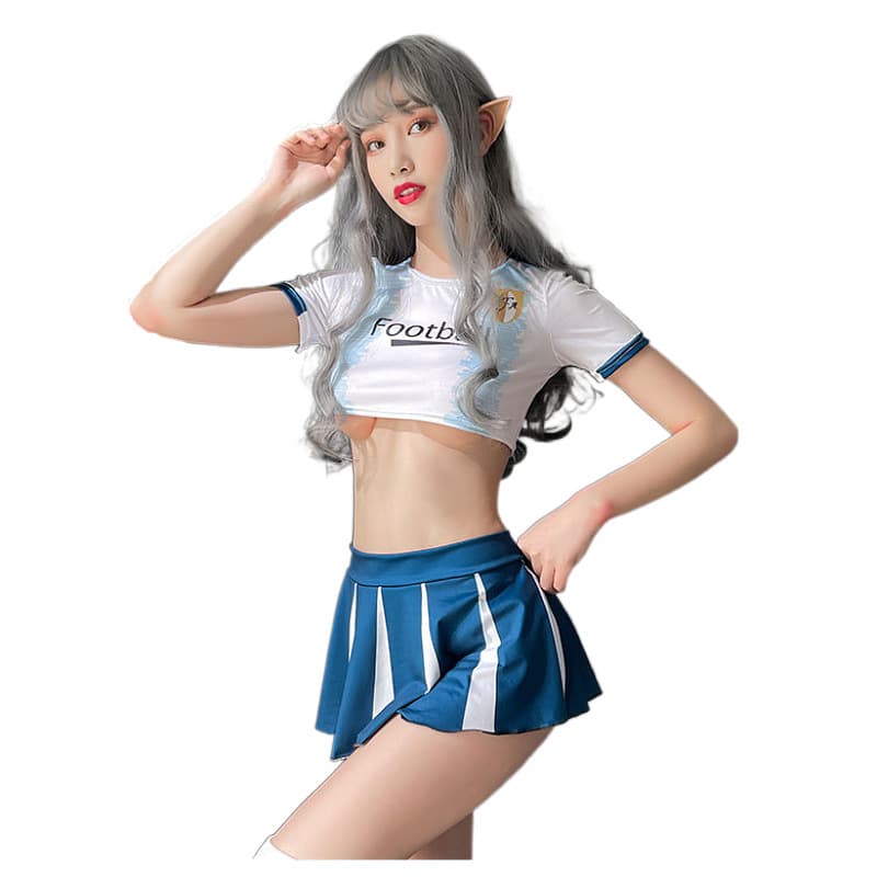 Sexy football underwear, split set, cosplay 5