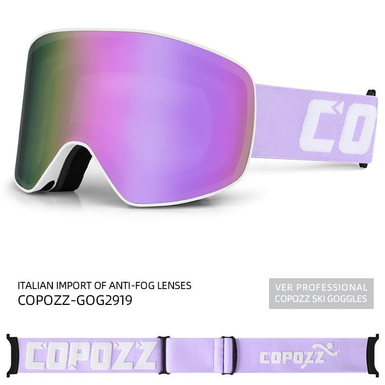 COPOZZ Ski double-layer glasses for men and women for adults, equipment anti-fog 5