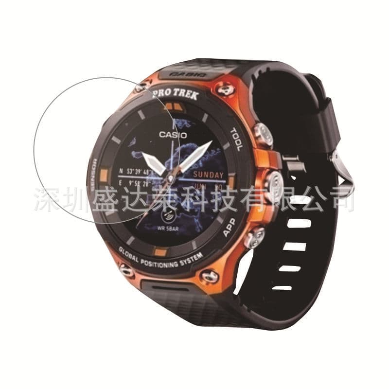 [适用于卡西欧Pro-Trek钢化膜手表膜 G-SHOCK玻璃膜 GA100膜TR770] 4