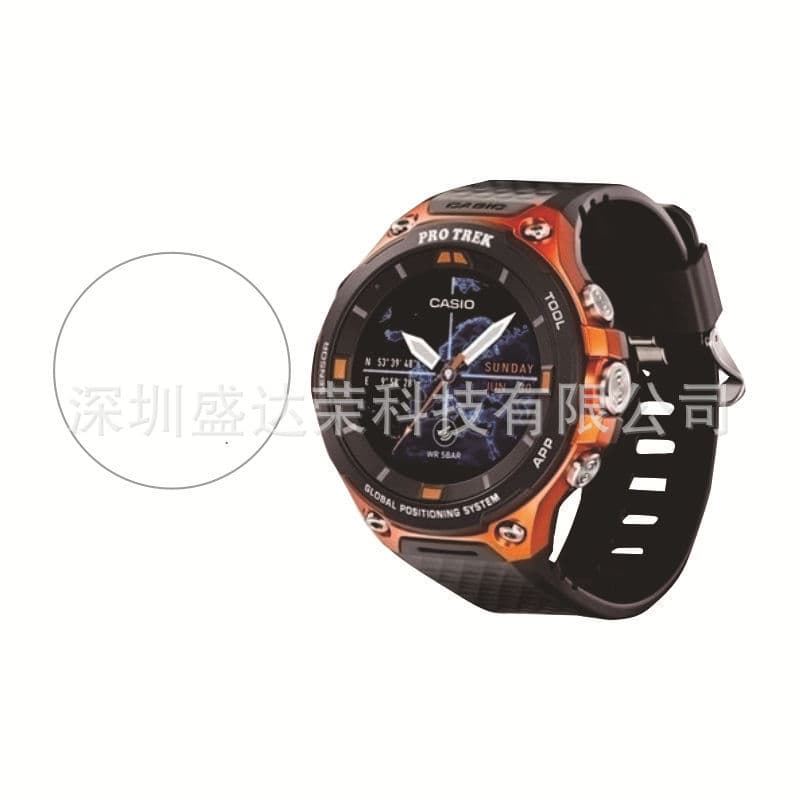 [适用于卡西欧Pro-Trek钢化膜手表膜 G-SHOCK玻璃膜 GA100膜TR770] 5