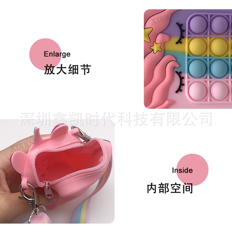 Cartoon wallet, one-shoulder bag, purse, phone case, small bag 3