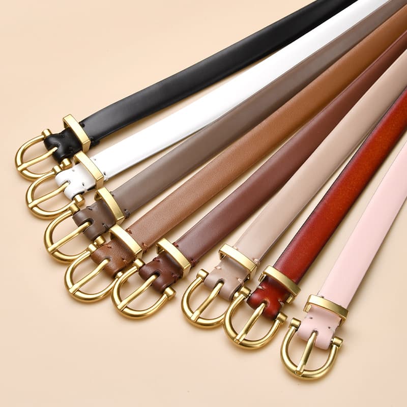 Retro universal belt, fashionable jeans, leather trousers, genuine leather, simple and elegant design 3