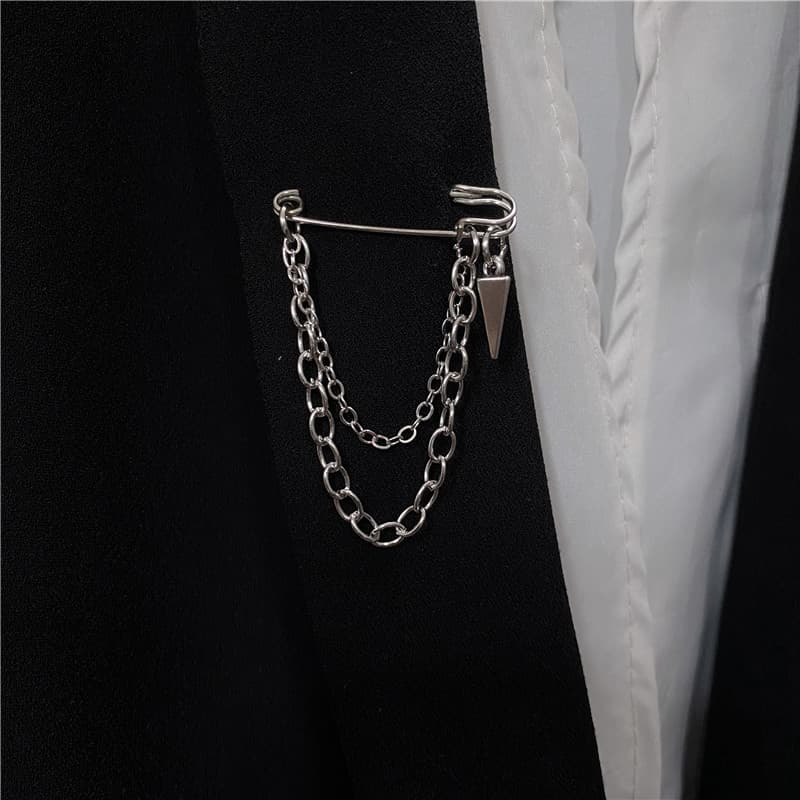 Pin hip-hop style, accessory for men and women, brand trench coat, brooch, suit 4