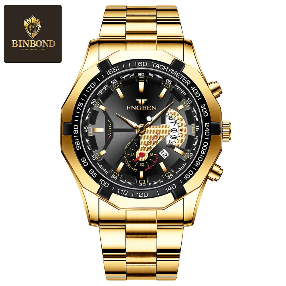 (Cross-border trading), mechanical waterproof mechanical watch, big dial, creative calendar 5