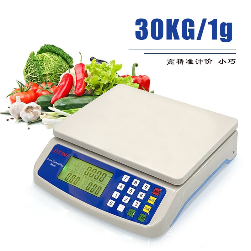 30kg electronic scale dt580 small kitchen weighing fruit accurate pricing platform scale 40kg small electronic scale accurate