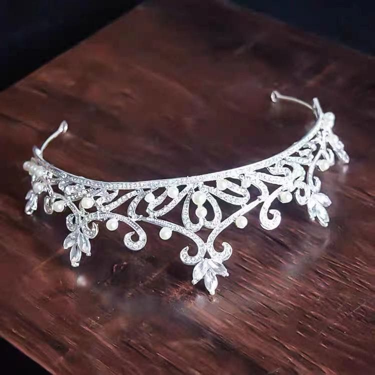 Tiara for bride, accessory, Korean crown for adults, wedding accessories, 2020, Birthday gift 3
