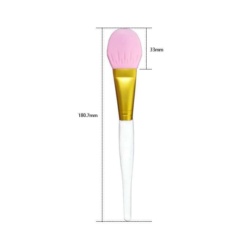 Silicone cosmetic face mask, brush for face, mixing stick, easy application 3