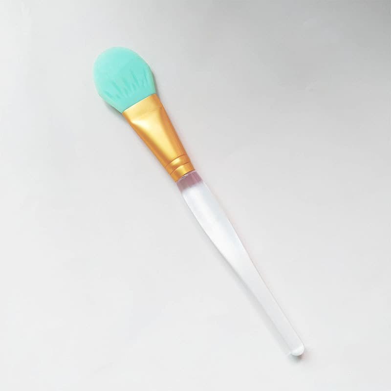 Silicone cosmetic face mask, brush for face, mixing stick, easy application 4