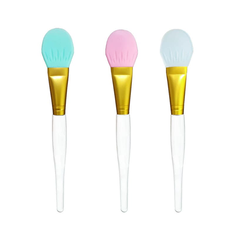 Silicone cosmetic face mask, brush for face, mixing stick, easy application 1