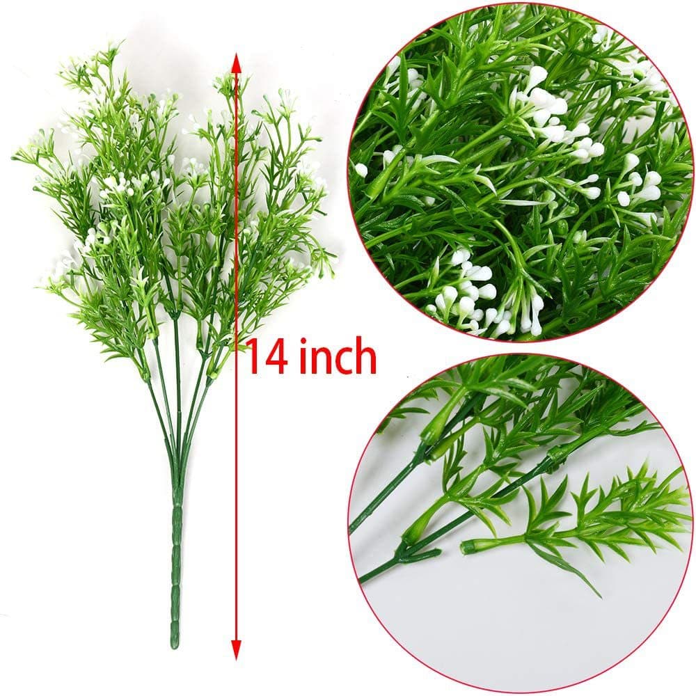 Artificial Plastic Flower Room Outdoor Family Kitchen Office Table Decoration Garden Porch window box decoration 5