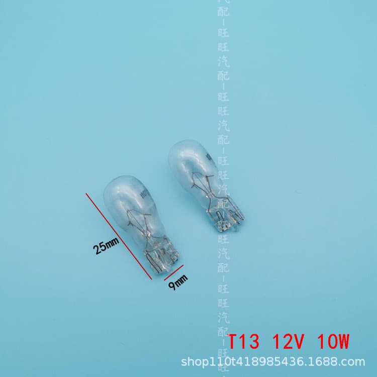 Car T10T15T13 plug -in bulb 12V5W21W halogen lamp bubble instrument light show wide lamp license 5