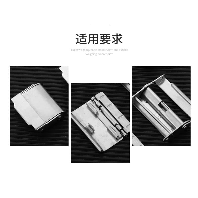 Single guarantee hanging buckle jewelry buckle 304 stainless steel buckle automatic buckle butterfly buckle hardware buckle 304 stainless steel versatile 4