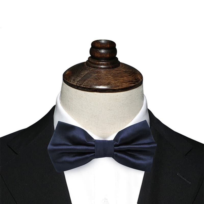 Men's solid color bow tie, suit, shirt with bow, Korean style, men's style 3