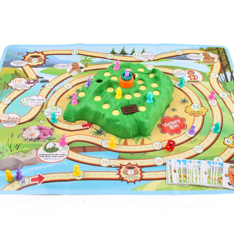 Off-road rabbit, table interactive action game for competitions, toy, upgraded version, for children and parents 3