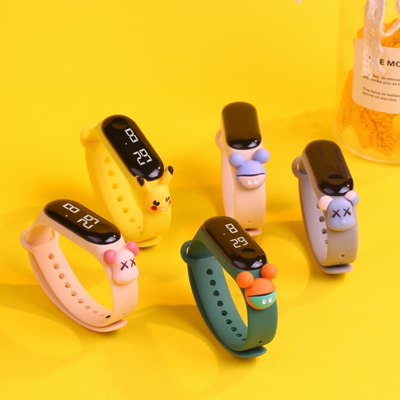 Electronic children's minifigure, cartoon digital watch for students, Birthday gift 1