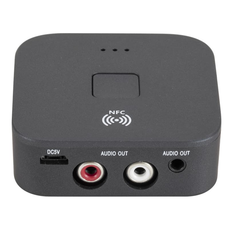 USB5.0 Bluetooth audio receiver AUX+2RCA audio interface mobile phone NFC wireless Bluetooth adapter 3