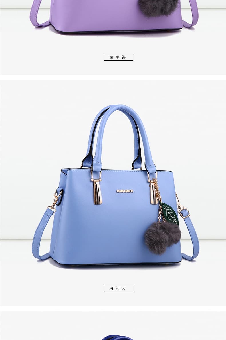 Women's Casual Leather Handbag Shoulder Bag 4