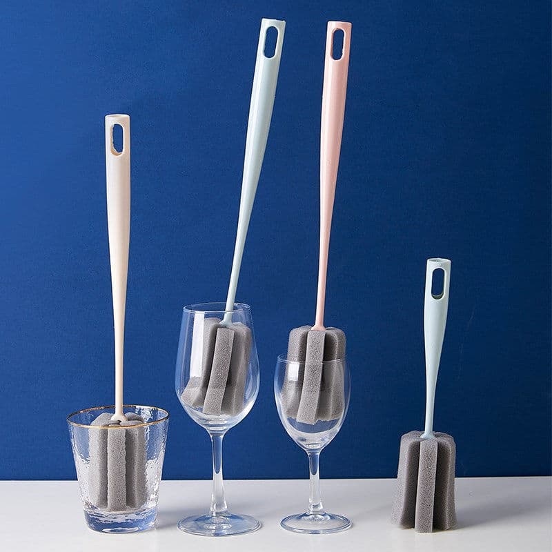 Long handle glass clean brush long handle brush brush long bottle tea cup brush cup sponge brush kitchen brush 2
