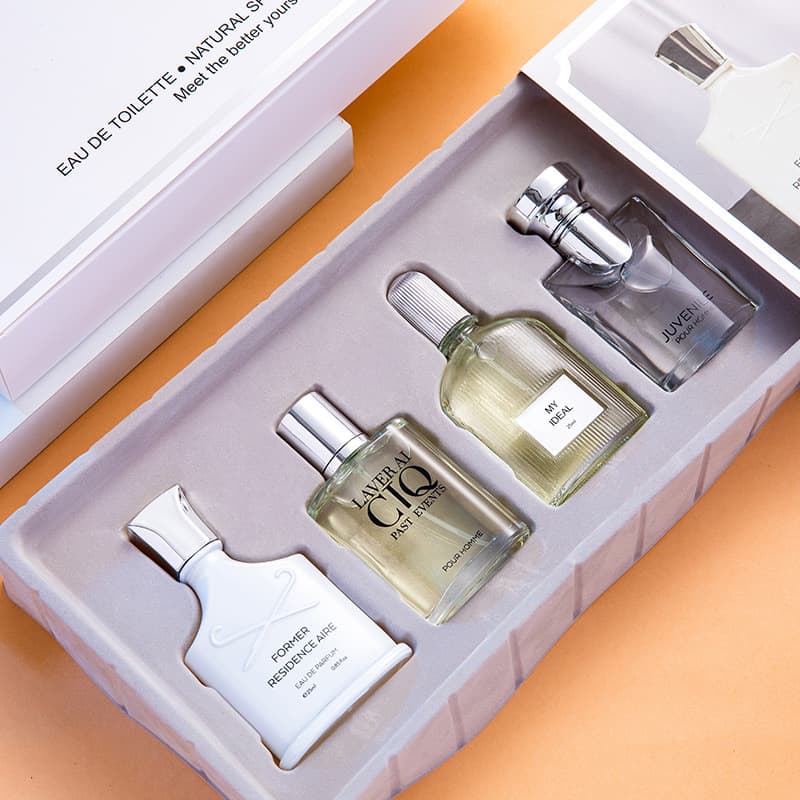 (Cross-border trading), perfume, fresh set with a light fragrance, wooden gift box, long-term effect, woody notes, men's fragrance 2