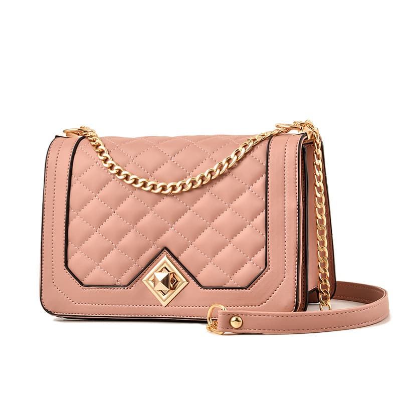Shoulder bag, one-shoulder bag with diamond pattern, fashionable bag strap, Korean style, Chanel style, chain bag 4