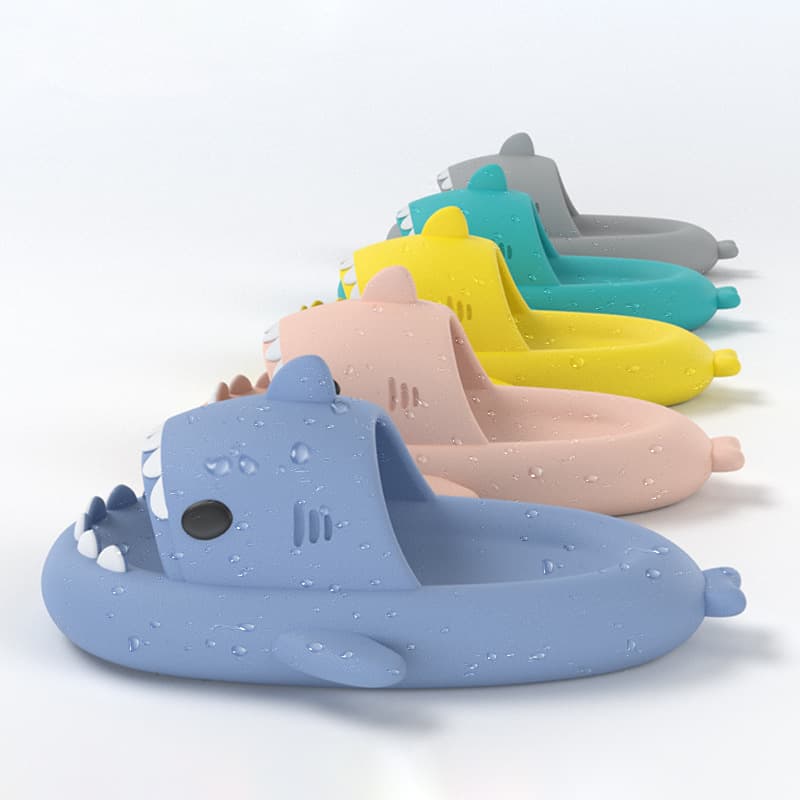 Shark platform, ultra-soft women's slippers, men's funny cartoon men's slippers, for beloved, suitable for indoor and outdoor use 4