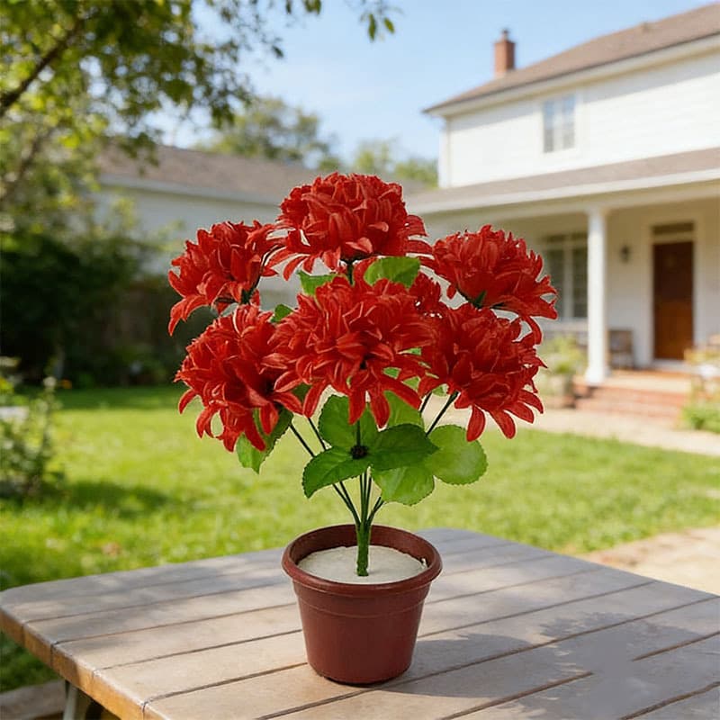 Artificial Chrysanthemum Flower Bundles for Holiday Decoration 2