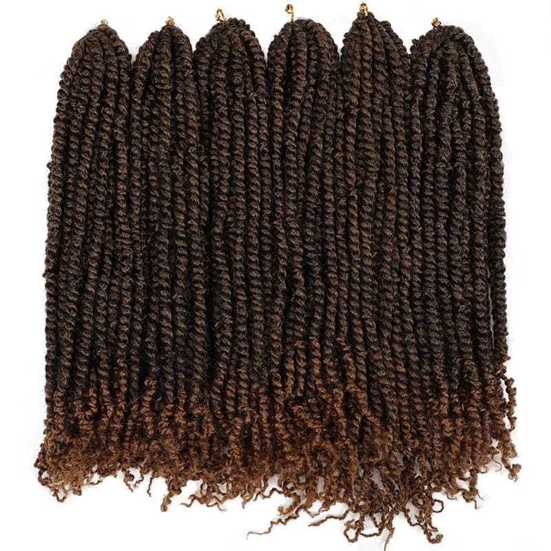 Pre-twisted Passion Twist Hair - 12 Strands European 4