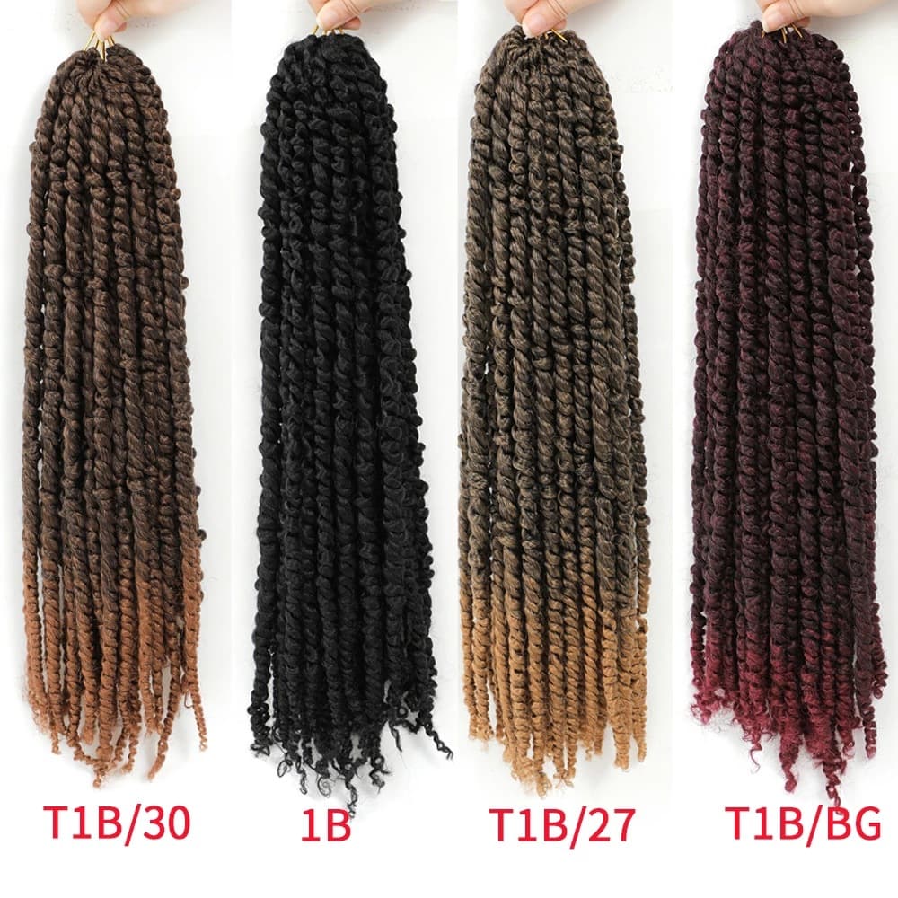 Pre-twisted Passion Twist Hair - 12 Strands European 1