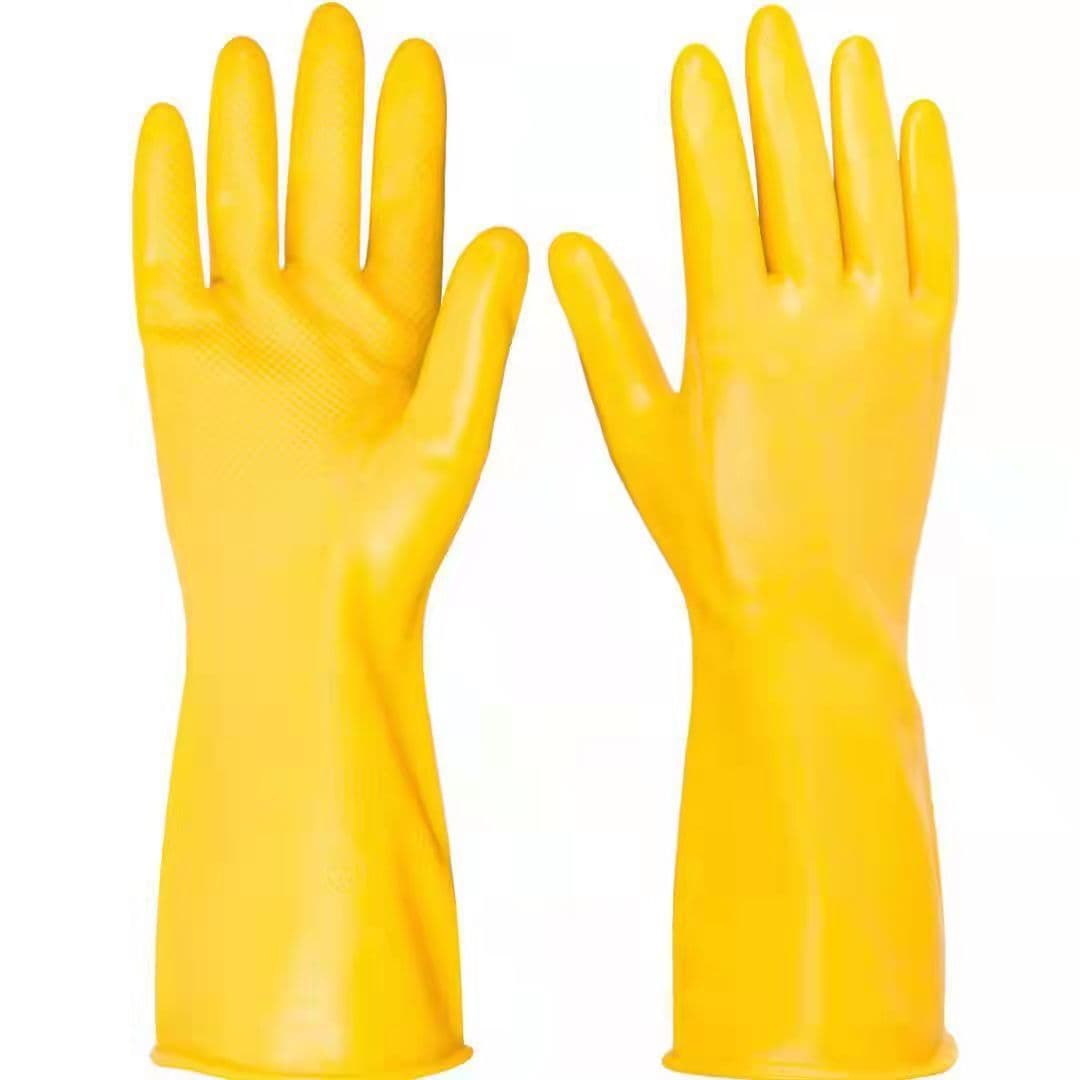 Latex rubber winter gloves, set, increased thickness 3