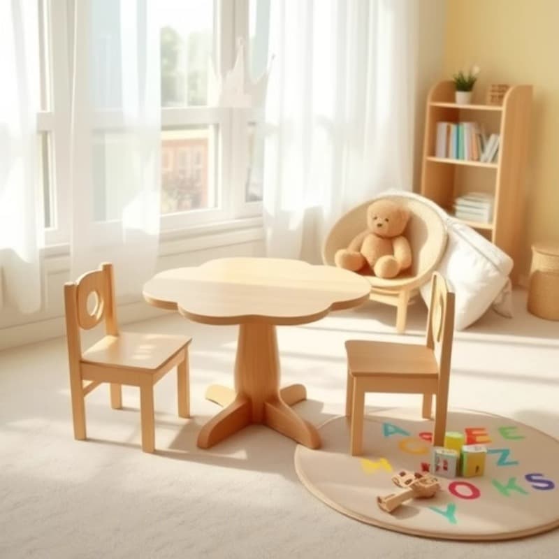 Solid wood kindergarten desk chair cabinet student early educate children's writing to learn desk, chair, oak table stool 2