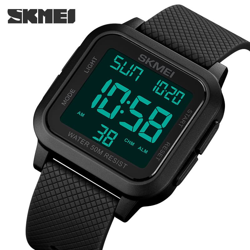 (Cross-border trading), square waterproof sports electronic watch for students, for teenagers 1