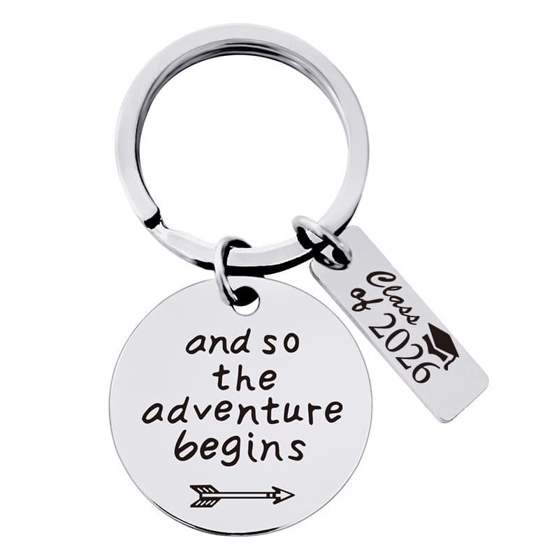 (Cross-border trading), keychain stainless steel, European style, Birthday gift 4