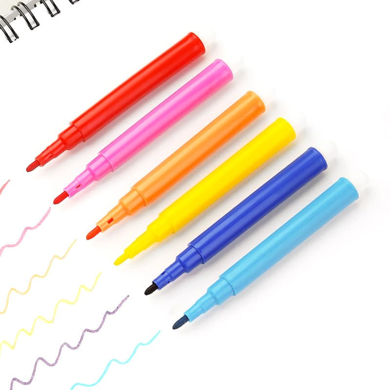 Watercolour, children's crayons for students, coloring book, art brush, graffiti, 12 colors 5