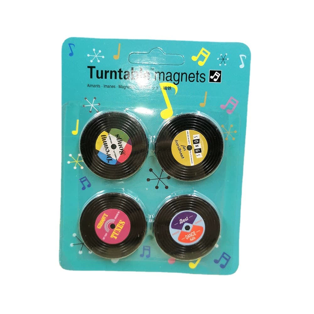 Magnetic set, retro fridge magnet, nostalgia 5