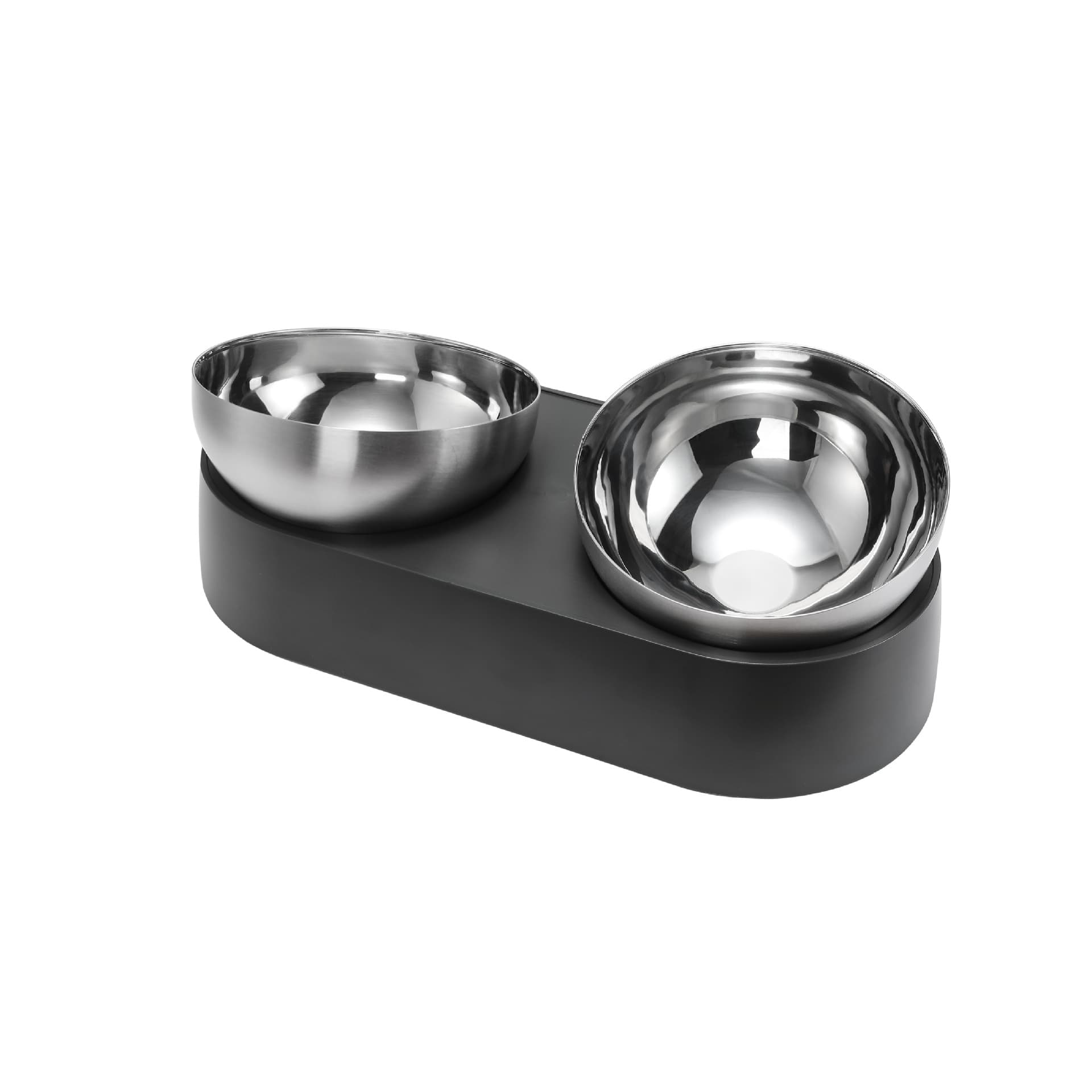 Pet feeding bowl dog stainless steel feeder cat drinking water heater eating pot cat feed bowl pet cat bowl 2