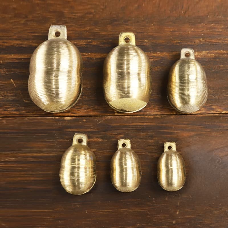 Copper glossy matte small bell, accessory with accessories handmade, pet, DIY 2