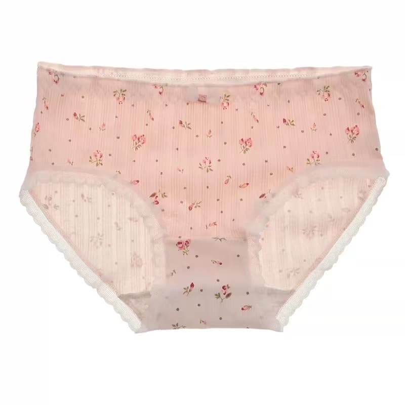& quot; How can there be girls who don't like flowers or romantic & quot; Girls' Smile Little Broken Cotton Pants Girls Sweet 5