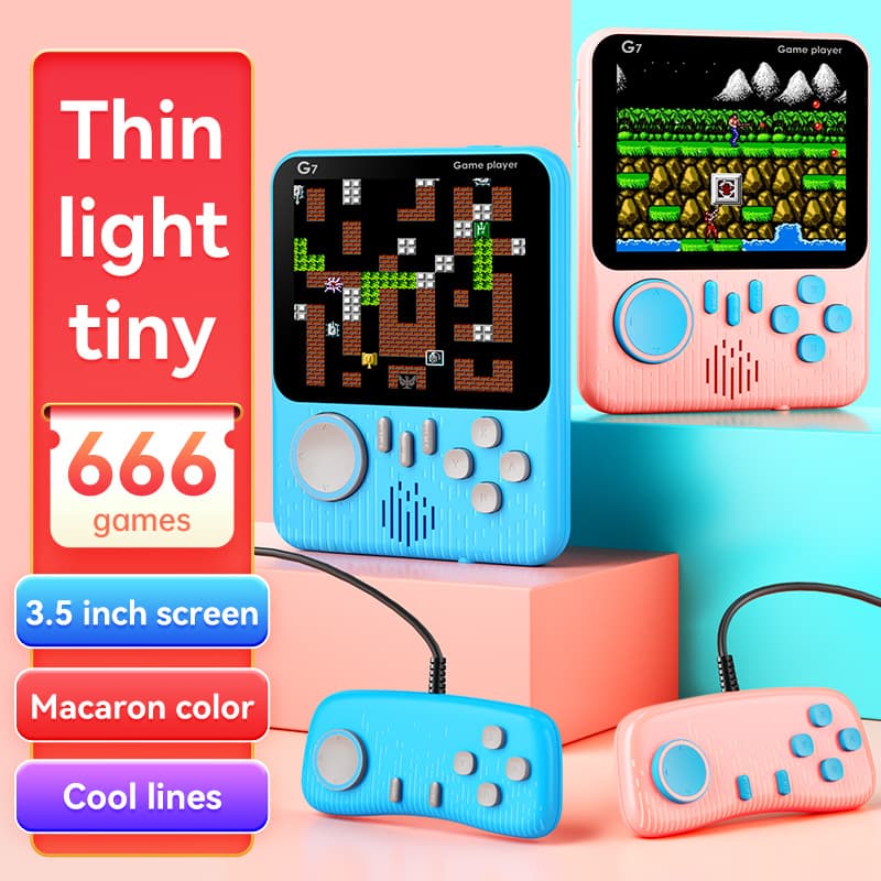 Ultra thin handheld retro game console, cards, nostalgia 4