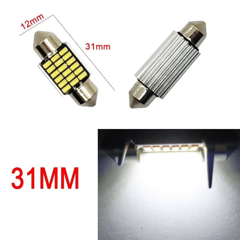 Car LED indoor light dual -pointed 3014 18 light 27 light 33 light highlights, highlights, the top light reading light 2