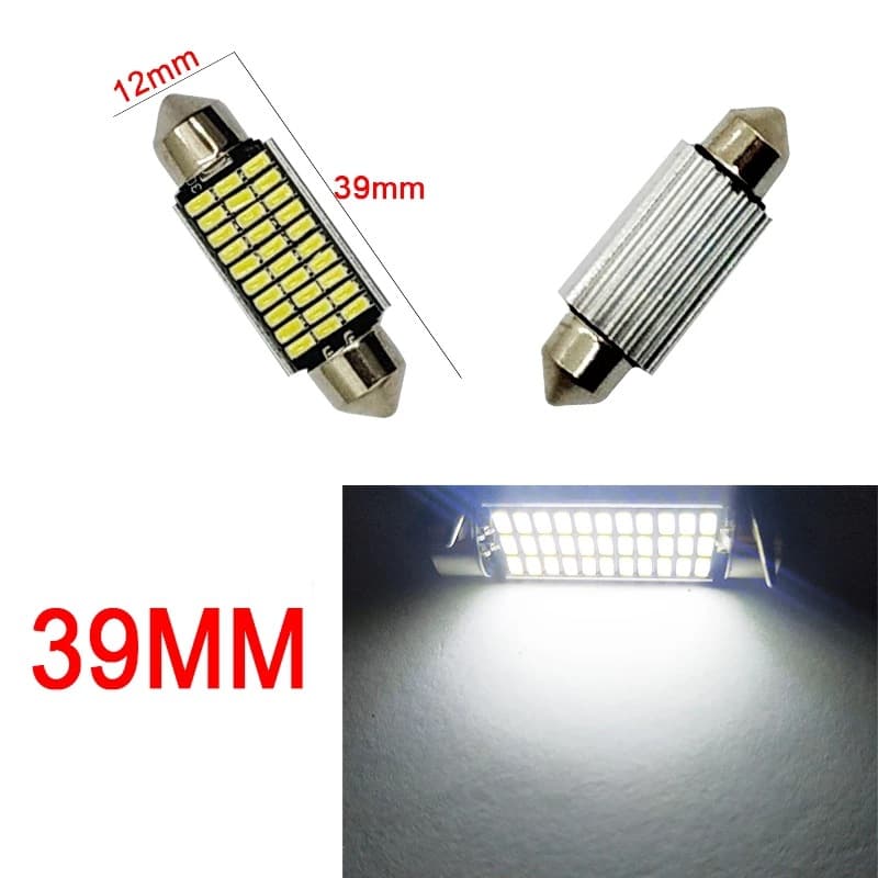 Car LED indoor light dual -pointed 3014 18 light 27 light 33 light highlights, highlights, the top light reading light 5
