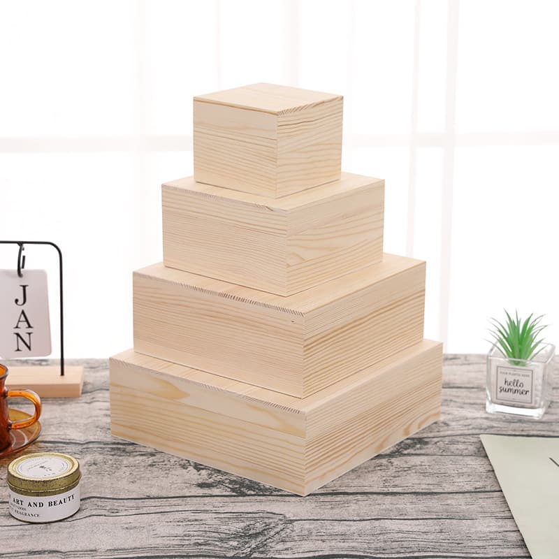 Wooden table storage box, wooden box, storage system, pack, Birthday gift 2