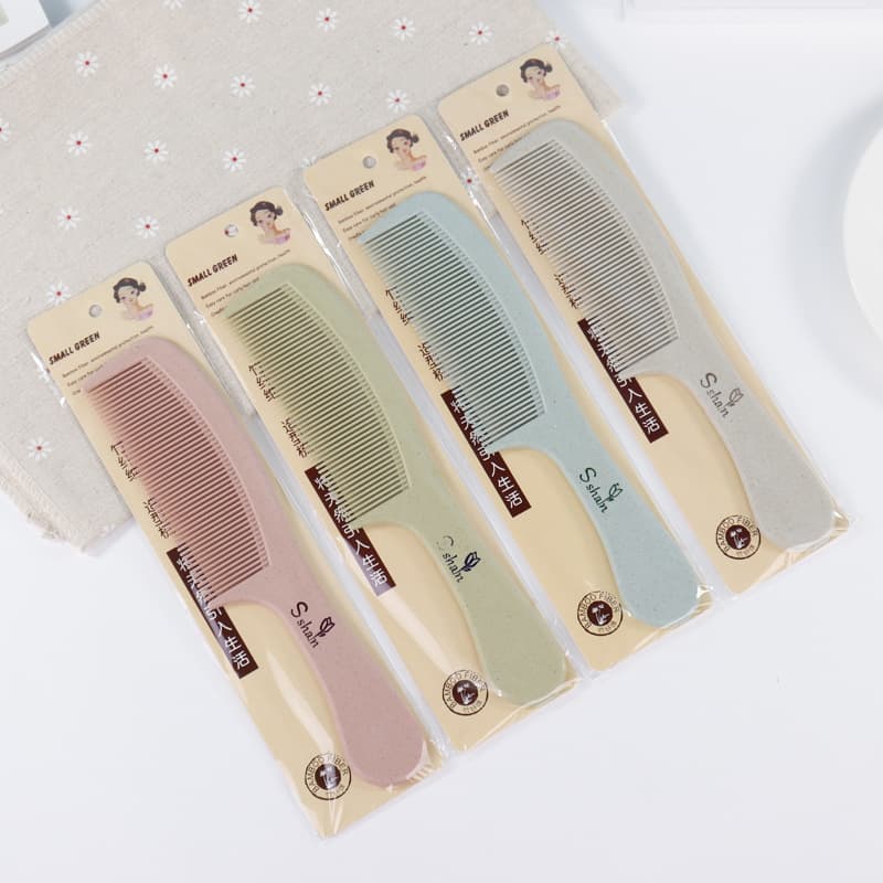 Manufacturer wholesale wheat straw comb pointed tail comb hair smoothing comb plastic hairdressing comb anti-hair loss smooth non-pulling hair care 1